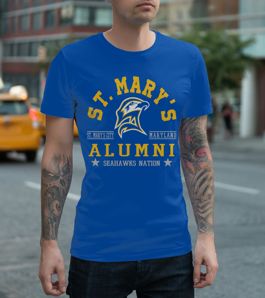 St. Mary's City Maryland Alumni Seahawks Nation T-Shirt