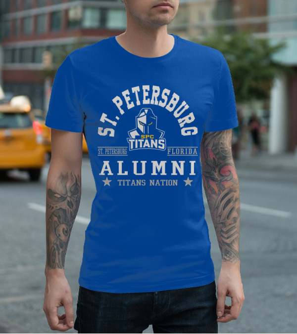 St Petersburg Florida SPC Titans Alumni Nation T-Shirt