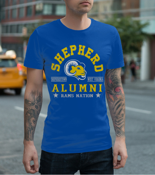 SHEPHERD ALUMNI SHEPHERDSTOWN WEST VIRGINIA RAMS NATION T-Shirt