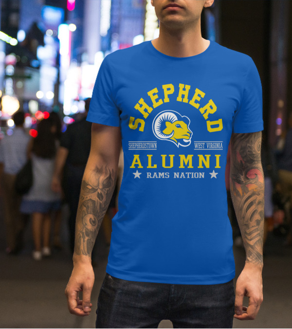 SHEPHERD ALUMNI SHEPHERDSTOWN WEST VIRGINIA RAMS NATION T-Shirt