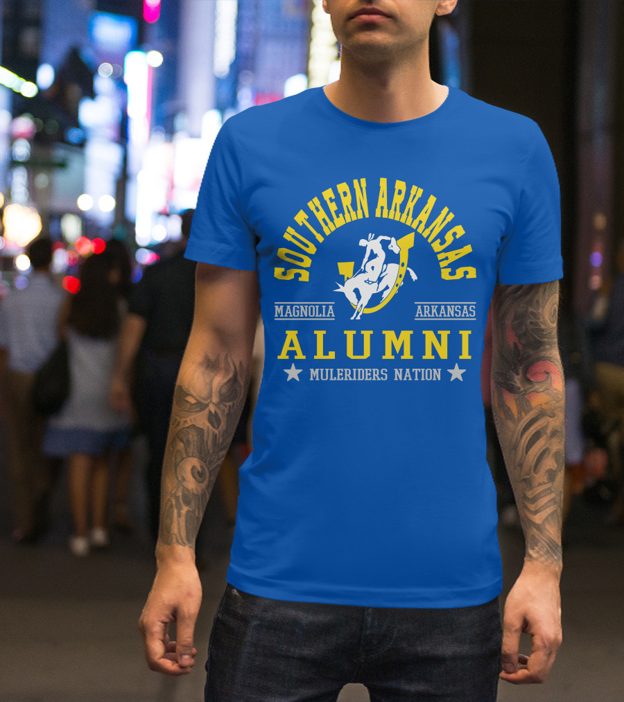 Southern Arkansas Muleriders Alumni Nation Magnolia Arkansas T-Shirt