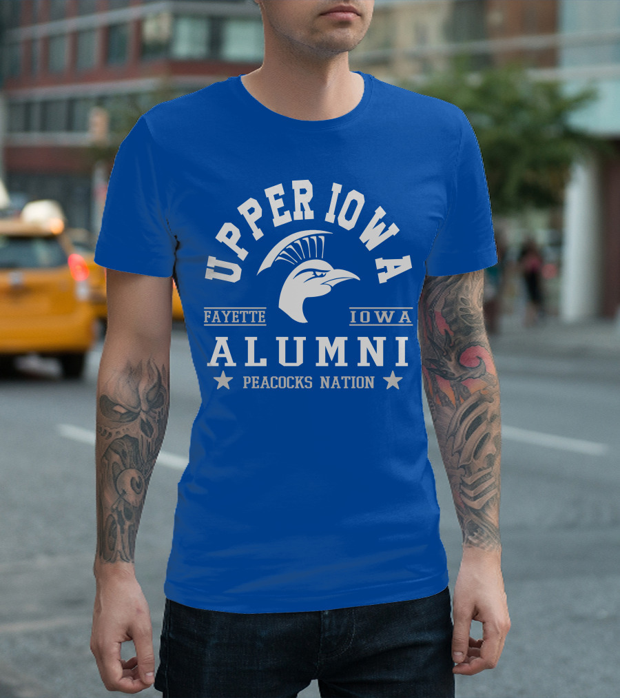 Upper Iowa Alumni Fayette Peacocks Nation T-Shirt