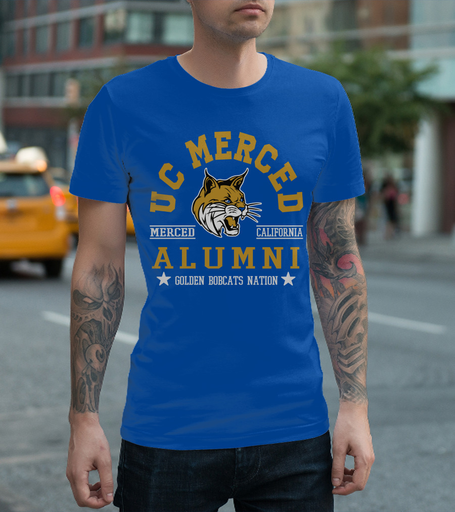 UC Merced Alumni Golden Bobcats Nation Merced California T-Shirt