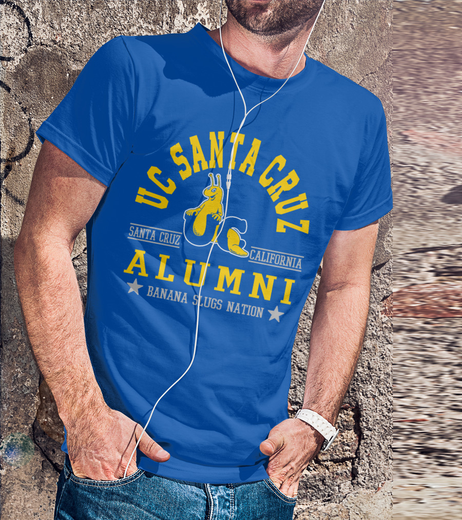 UC Santa Cruz Alumni Banana Slugs Nation Santa Cruz California T-Shirt