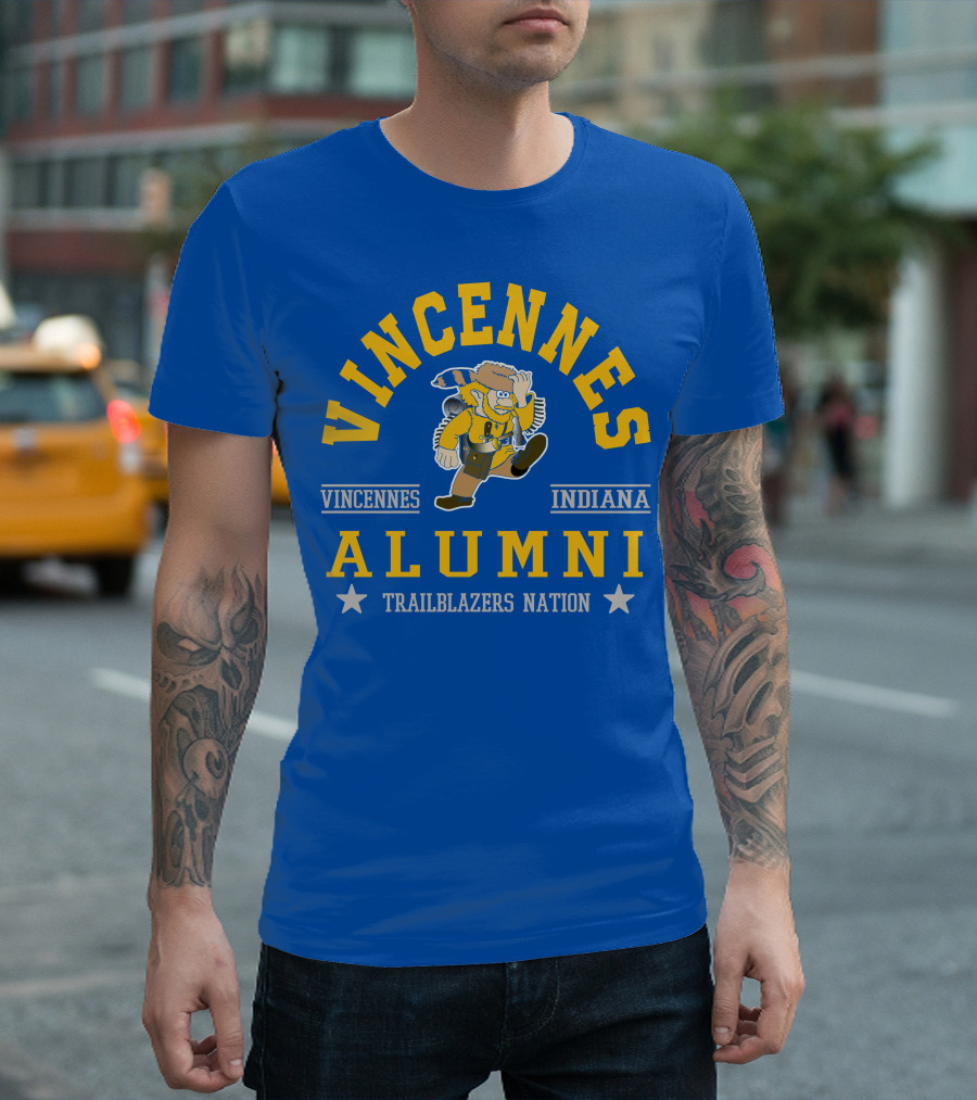 Vincennes Indiana Alumni Trailblazers Nation T-Shirt