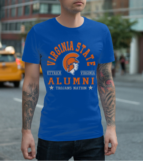 Virginia State Ettrick Alumni Trojans Nation T-Shirt