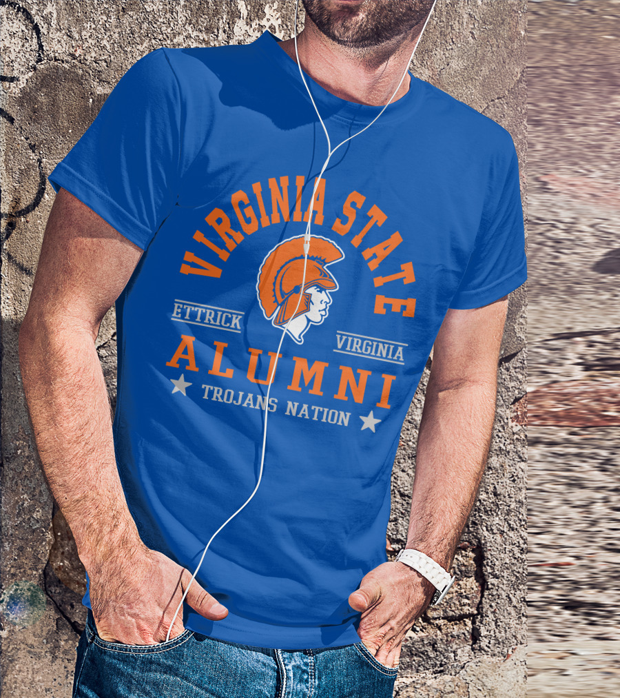 Virginia State Ettrick Alumni Trojans Nation T-Shirt