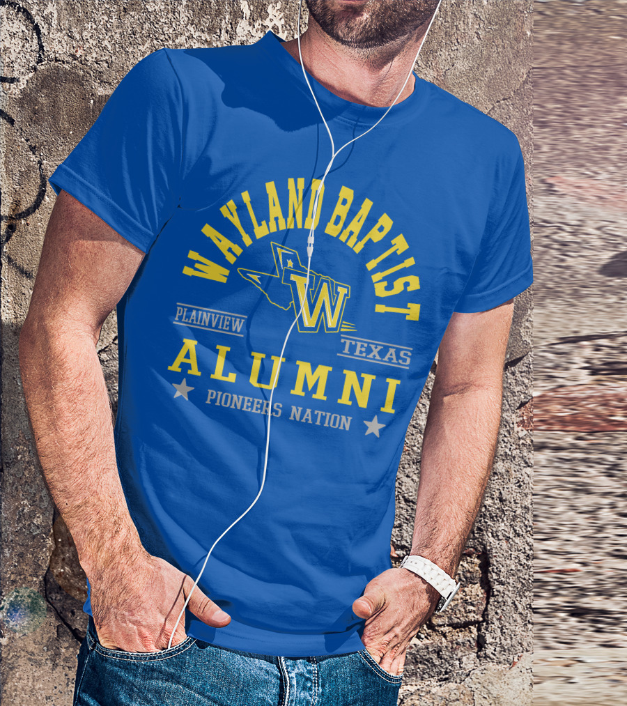 Wayland Baptist Alumni Pioneers Nation Plainview Texas T-Shirt