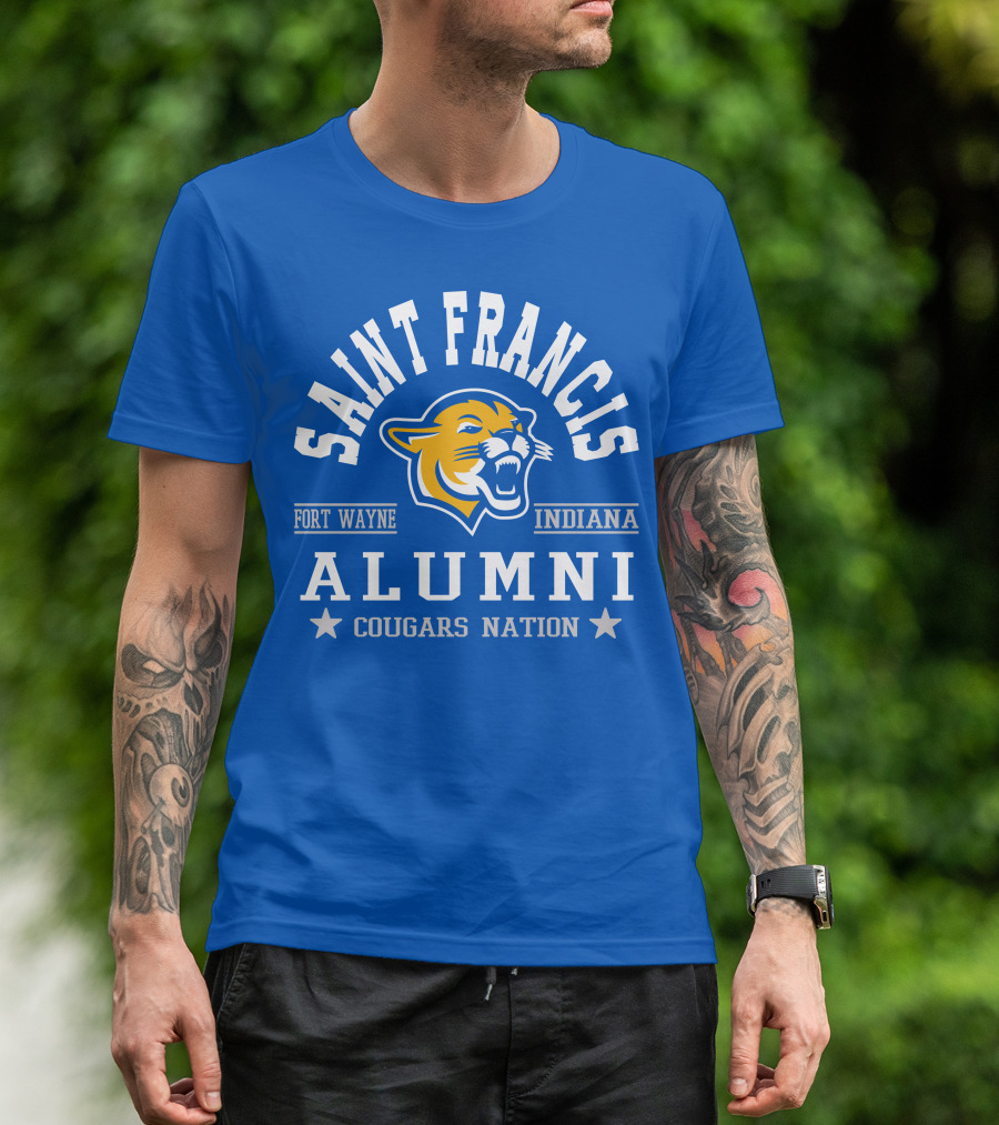 Saint Francis Fort Wayne Indiana Alumni Cougars Nation T-Shirt