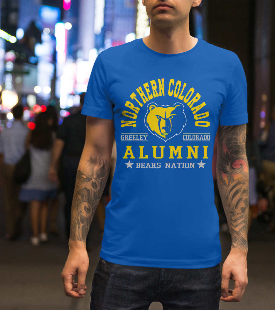 Northern Colorado Alumni Bears Nation Greeley Colorado T-Shirt