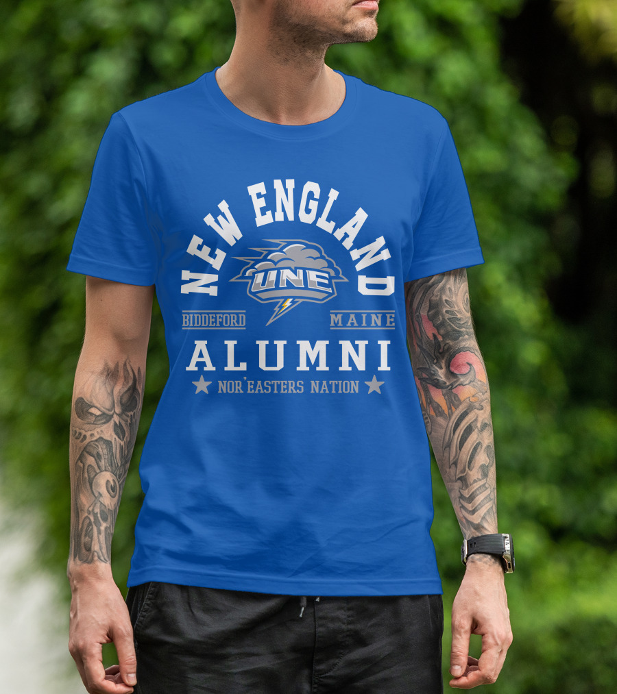 New England UNE Alumni Biddeford Maine Nor'easters Nation T-Shirt