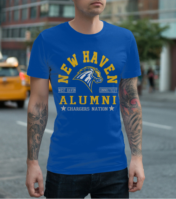 New Haven West Haven Connecticut Alumni Chargers Nation T-Shirt