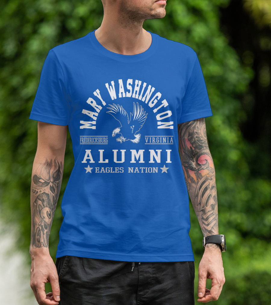 Mary Washington Alumni Eagles Nation Fredericksburg Virginia T-Shirt