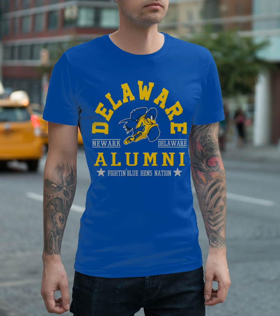 Delaware Newark Alumni Fightin' Blue Hens Nation T-Shirt