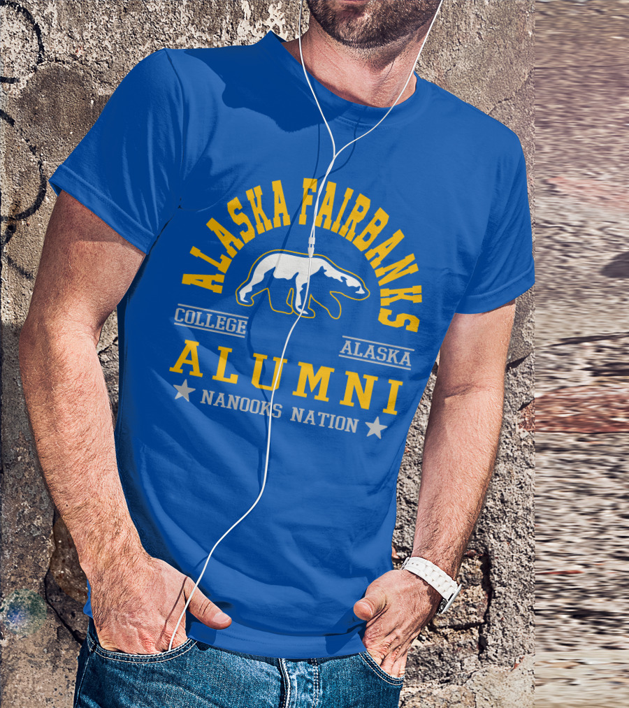 Alaska Fairbanks College Alaska Alumni Nanooks Nation T-Shirt