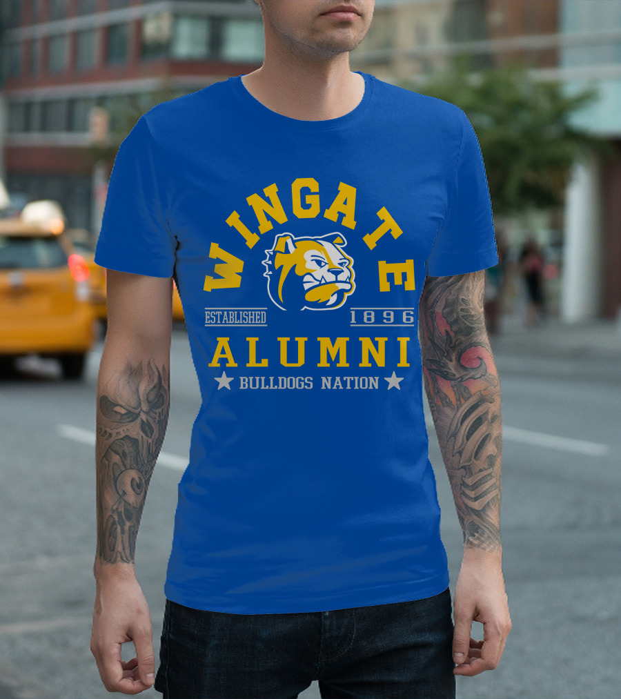 Wingate Established 1896 Alumni Bulldogs Nation T-Shirt