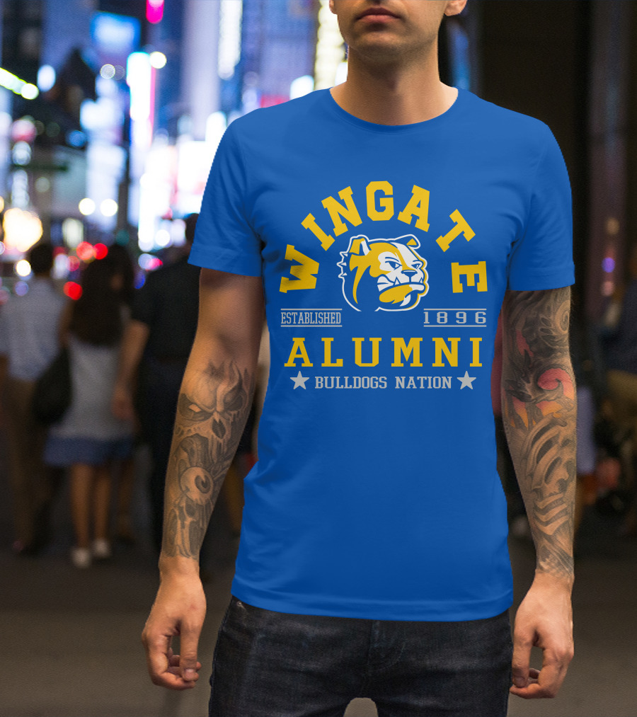 Wingate Established 1896 Alumni Bulldogs Nation T-Shirt