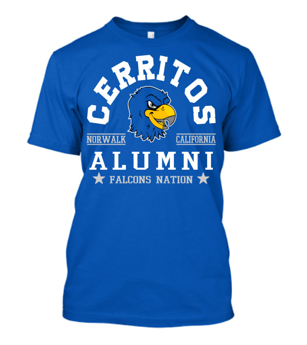 Cerritos Norwalk California Alumni Falcons Nation T-Shirt