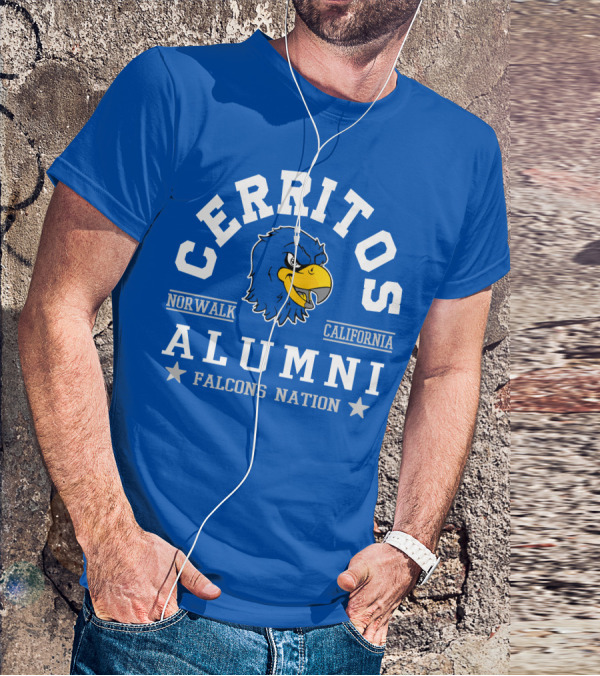 Cerritos Norwalk California Alumni Falcons Nation T-Shirt