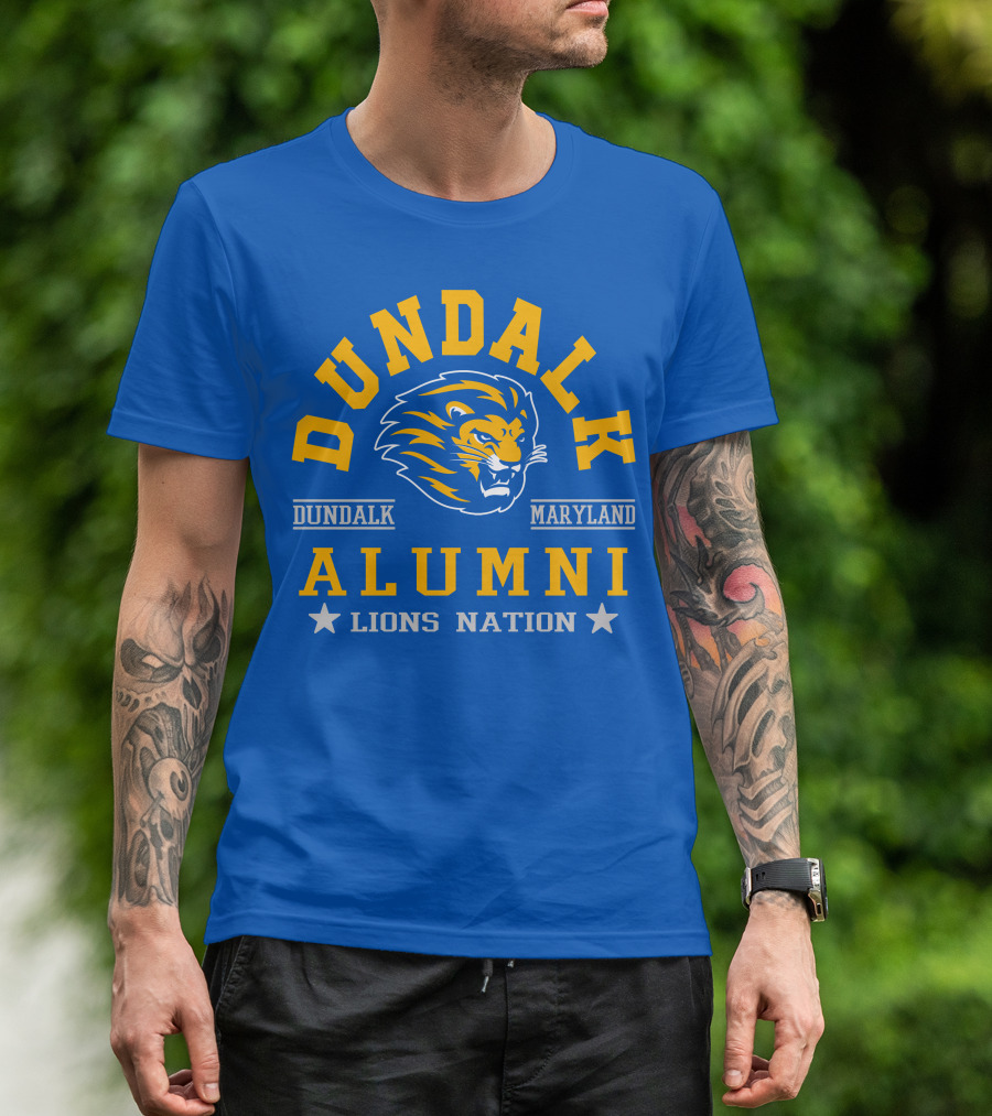 Dundalk Maryland Alumni Lions Nation T-Shirt