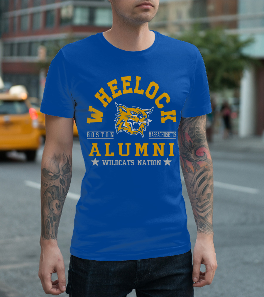 Wheelock College Boston Massachusetts Alumni Wildcats Nation T-Shirt
