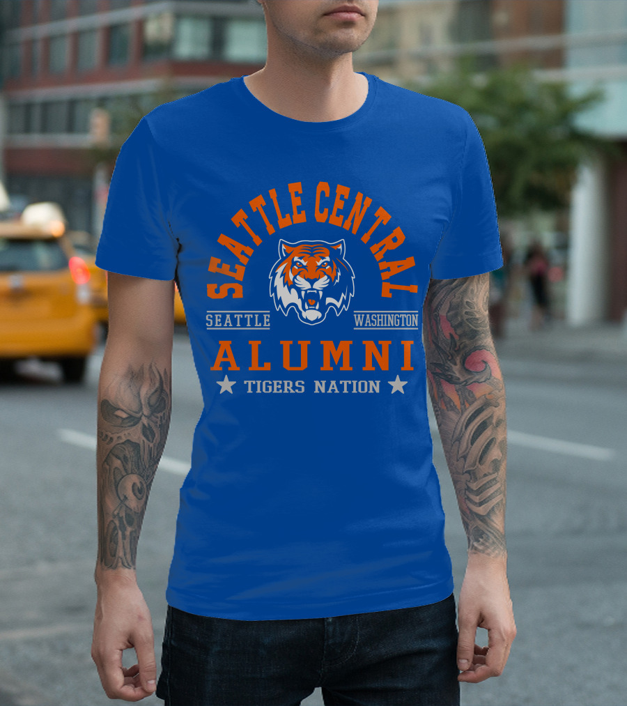 Seattle Central Alumni Washington Tigers Nation T-Shirt