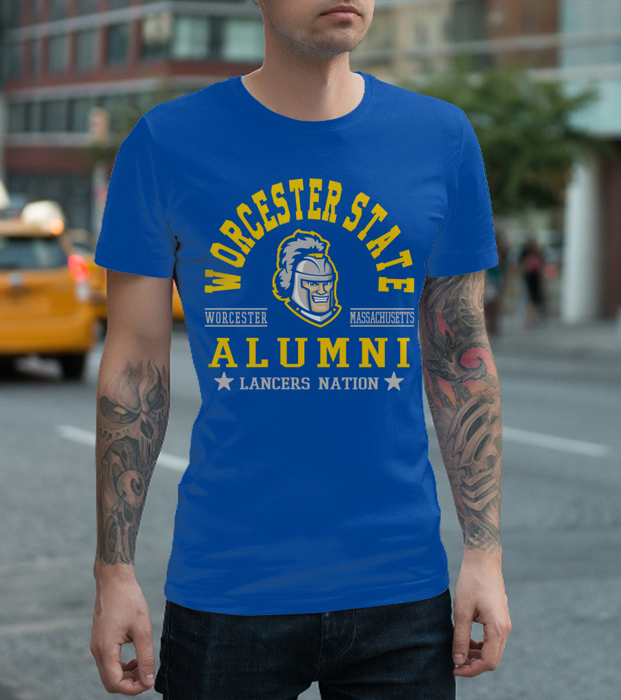 Worcester State Alumni Lancers Nation Massachusetts T-Shirt