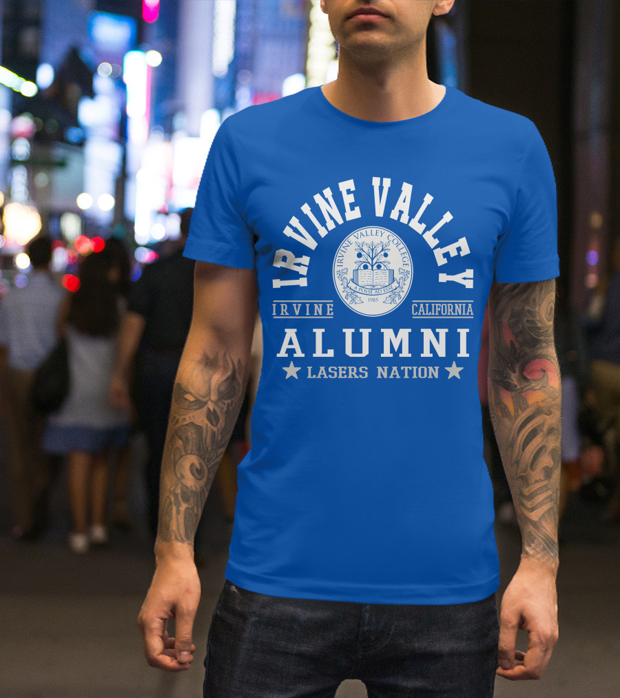 Irvine Valley College Alumni Lasers Nation Irvine California 1985 T-Shirt