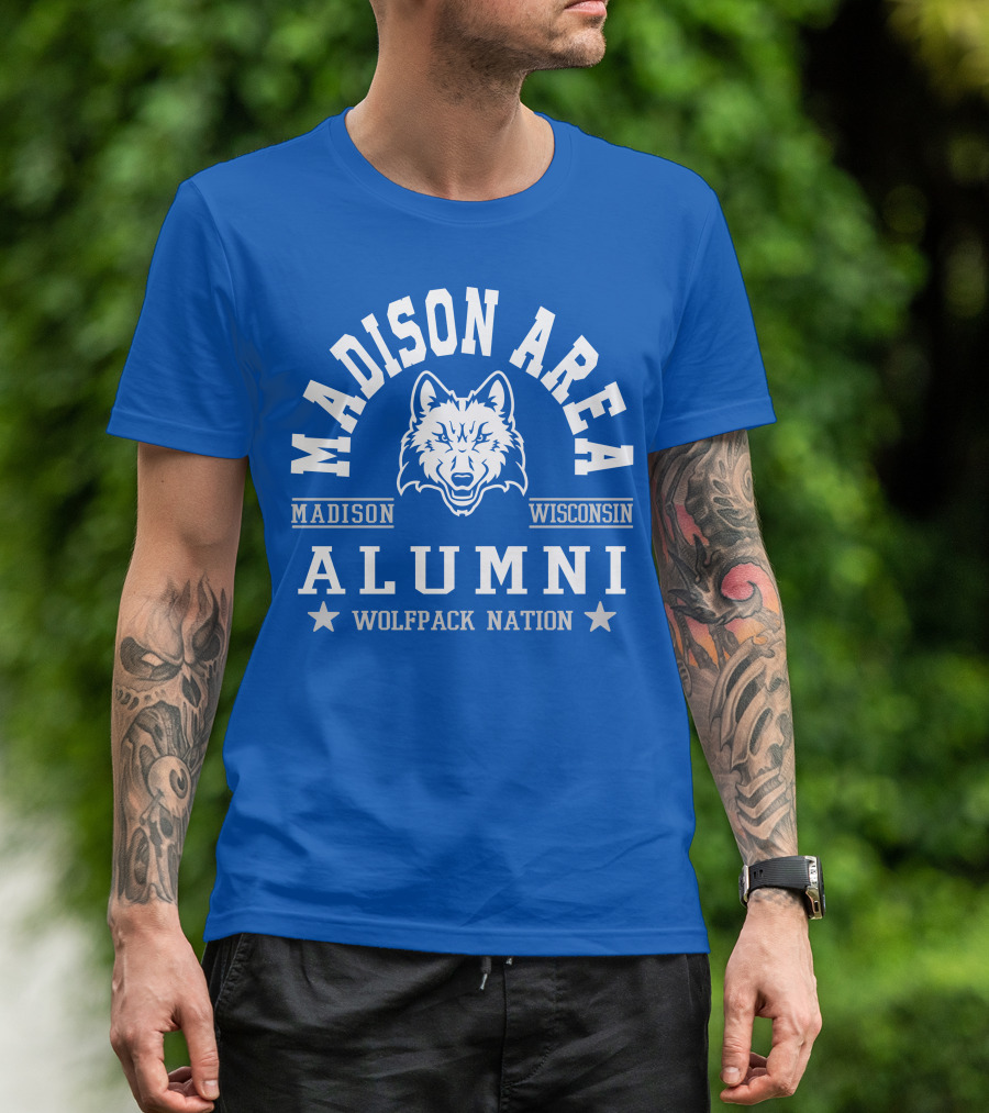 Madison Area Alumni Wolfpack Nation Wisconsin T-Shirt