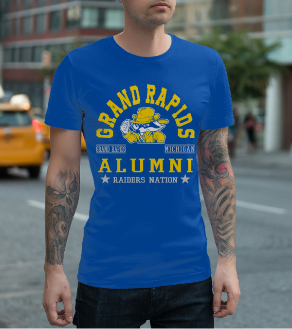 Grand Rapids Michigan Alumni Raiders Nation T-Shirt