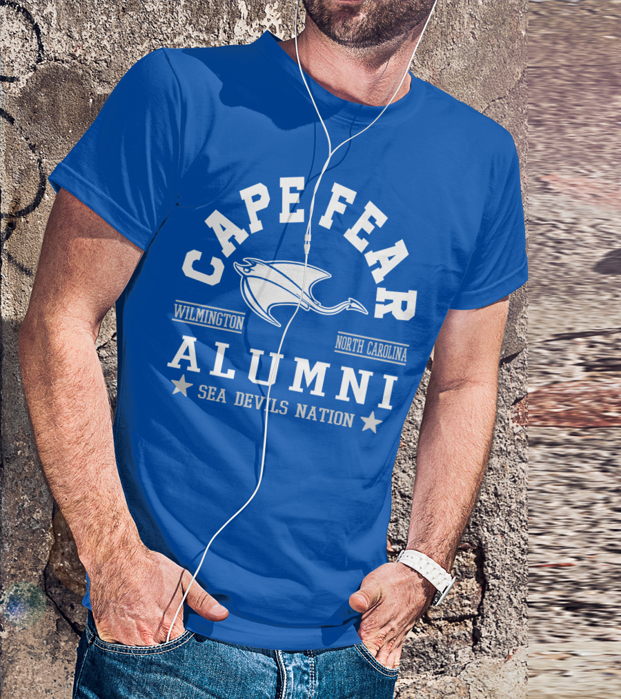 Cape Fear Alumni Wilmington North Carolina Sea Devils Nation T-Shirt