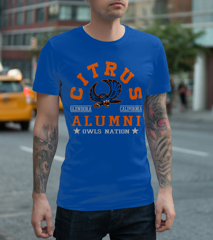 Citrus Alumni Owls Nation Glendora California T-Shirt