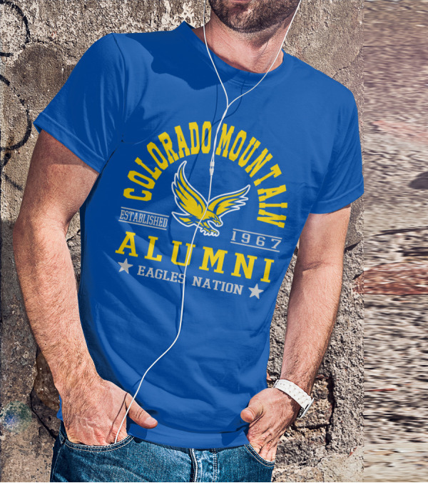 Colorado Mountain Established 1967 Alumni Eagles Nation T-Shirt