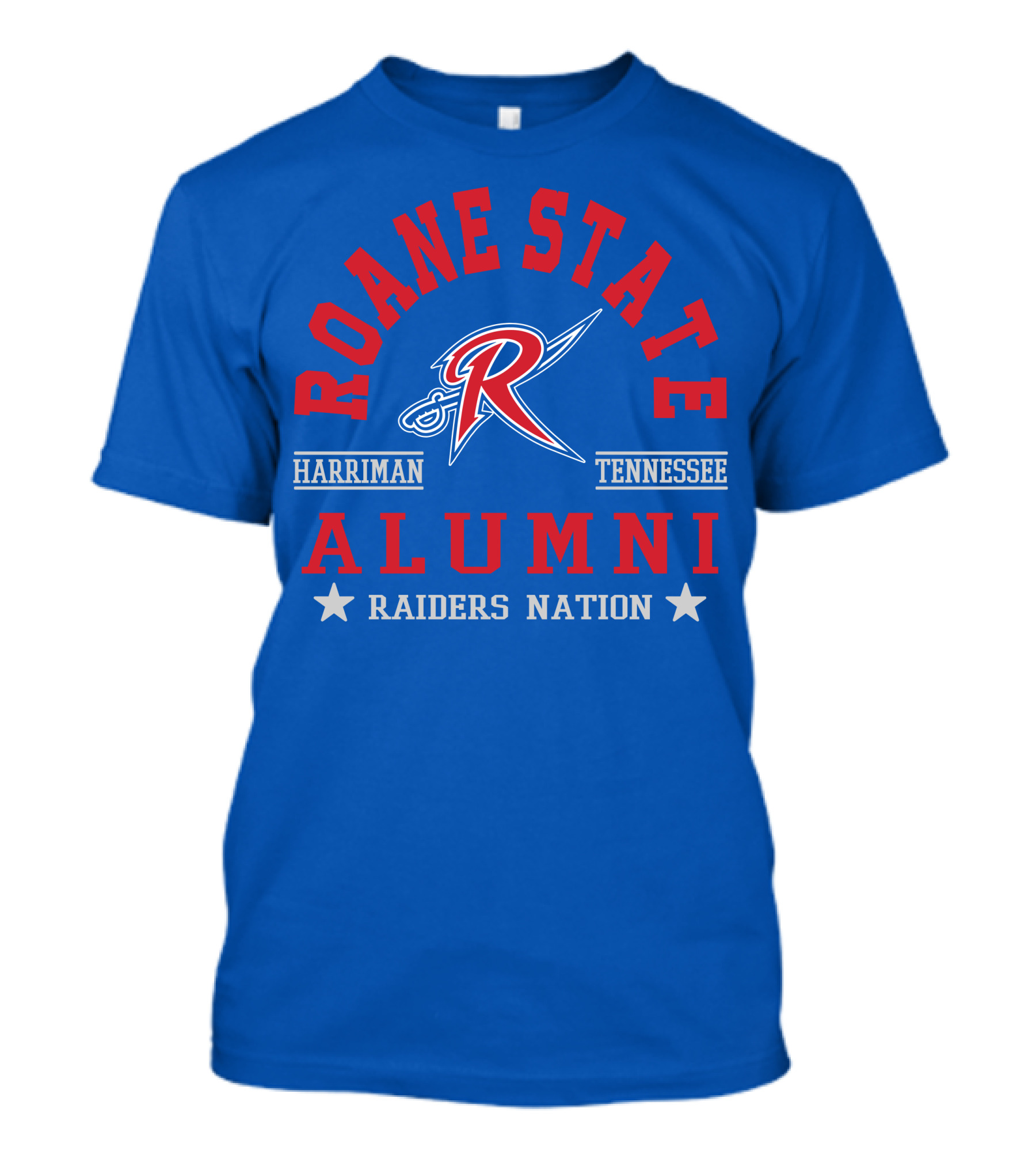 Roane State Harriman Tennessee Alumni Raiders Nation T-Shirt