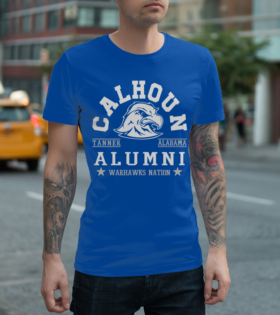 Calhoun Alumni Tanner Alabama Warhawks Nation T-Shirt
