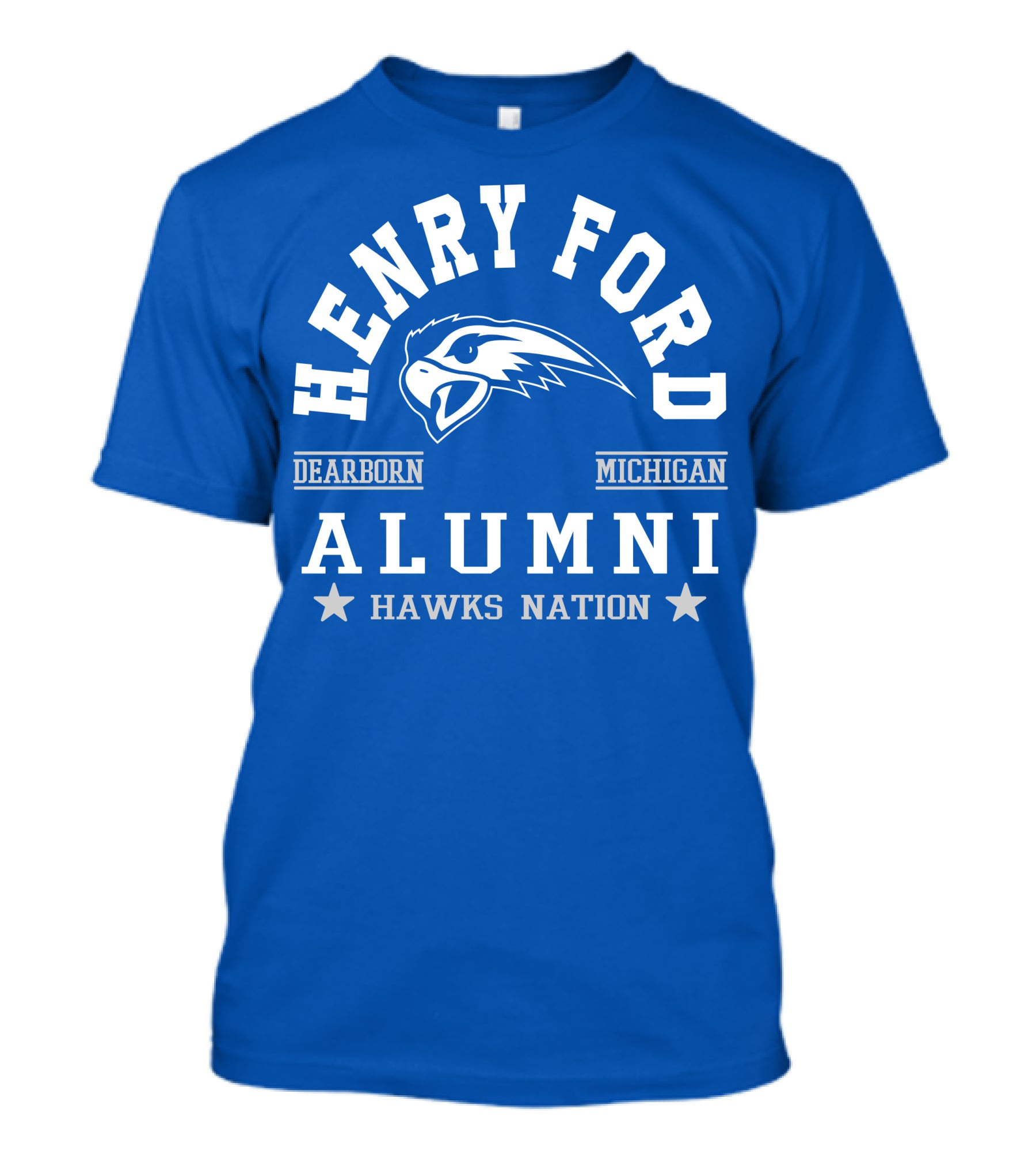 Henry Ford Dearborn Michigan Alumni Hawks Nation T-Shirt