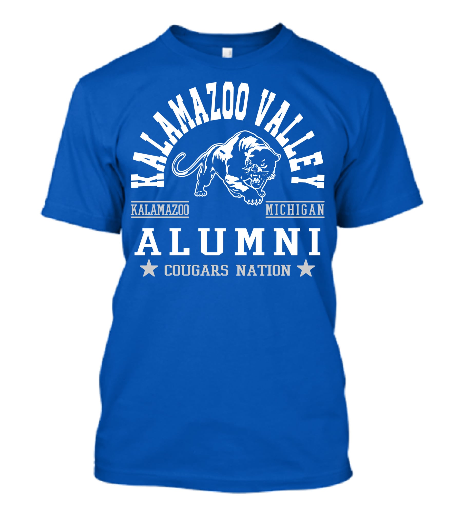 Kalamazoo Valley Alumni Cougars Nation Michigan T-Shirt