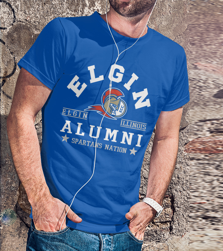 Elgin Illinois ECC Spartans Alumni Nation T-Shirt