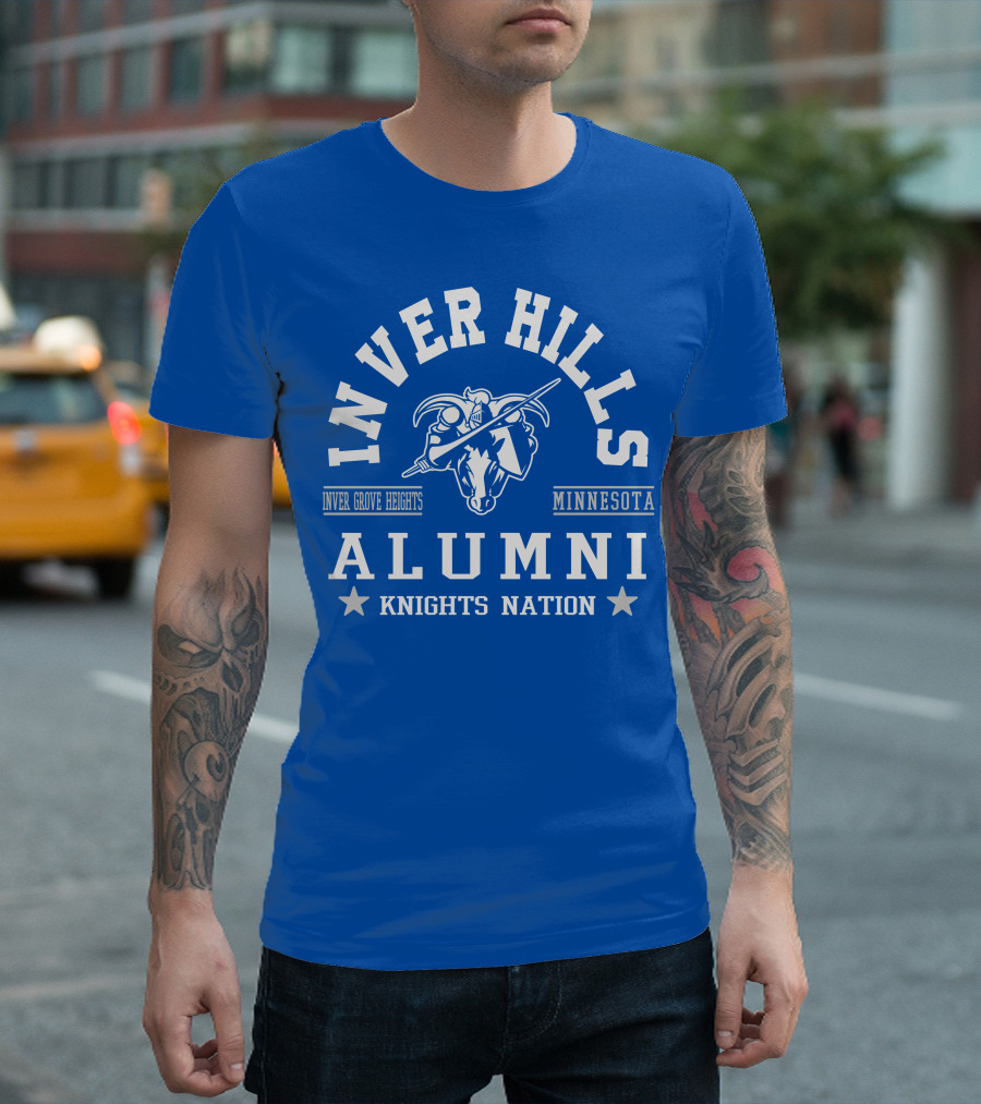 Inver Hills Alumni Knights Nation Inver Grove Heights Minnesota T-Shirt