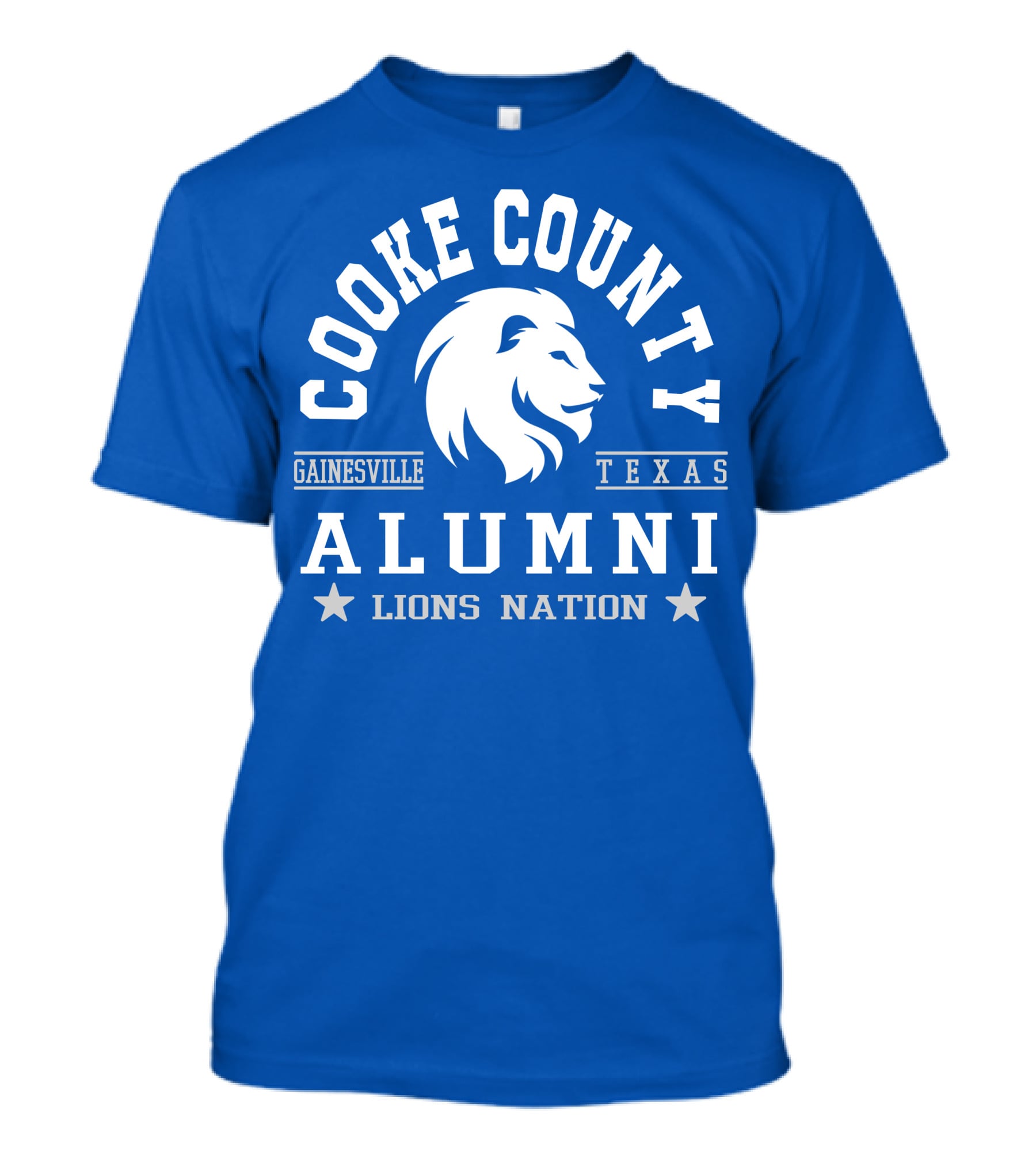 Cooke County College Alumni Gainesville Texas Lions Nation T-Shirt