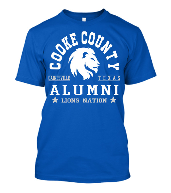 Cooke County College Alumni Gainesville Texas Lions Nation T-Shirt