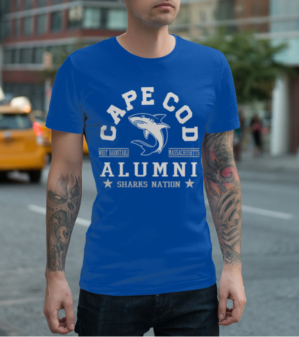 Cape Cod Alumni Sharks Nation West Barnstable Massachusetts T-Shirt