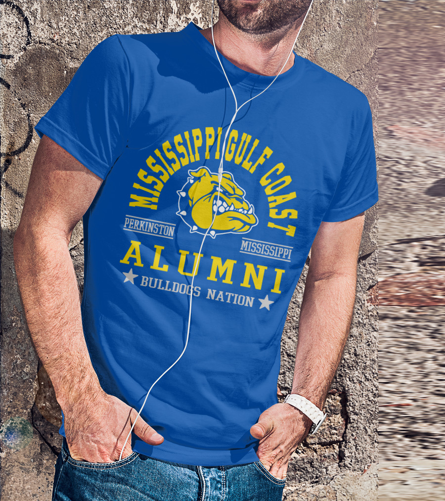 Mississippi Gulf Coast Alumni Bulldogs Nation Perkinston Mississippi T-Shirt