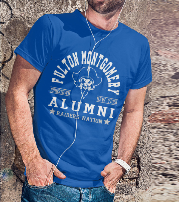 Fulton Montgomery Alumni Johnstown New York Raiders Nation T-Shirt