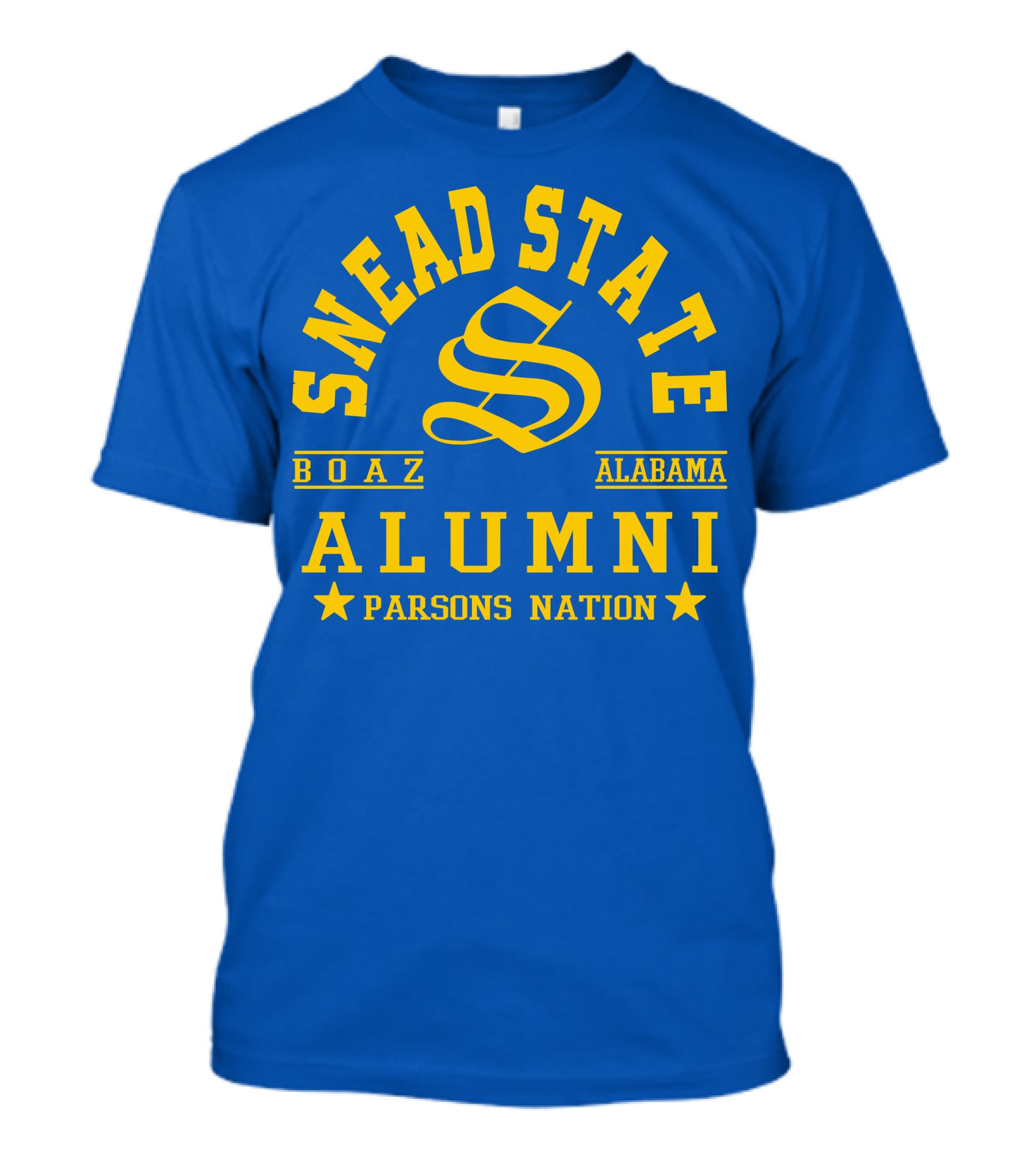 Snead State College Boaz Alabama Alumni Parsons Nation T-Shirt
