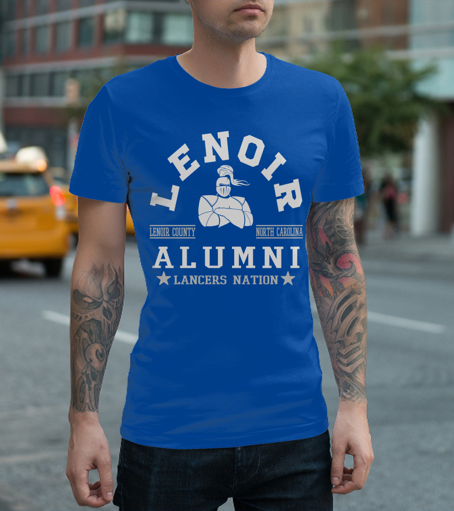 Lenoir County North Carolina Alumni Lancers Nation T-Shirt