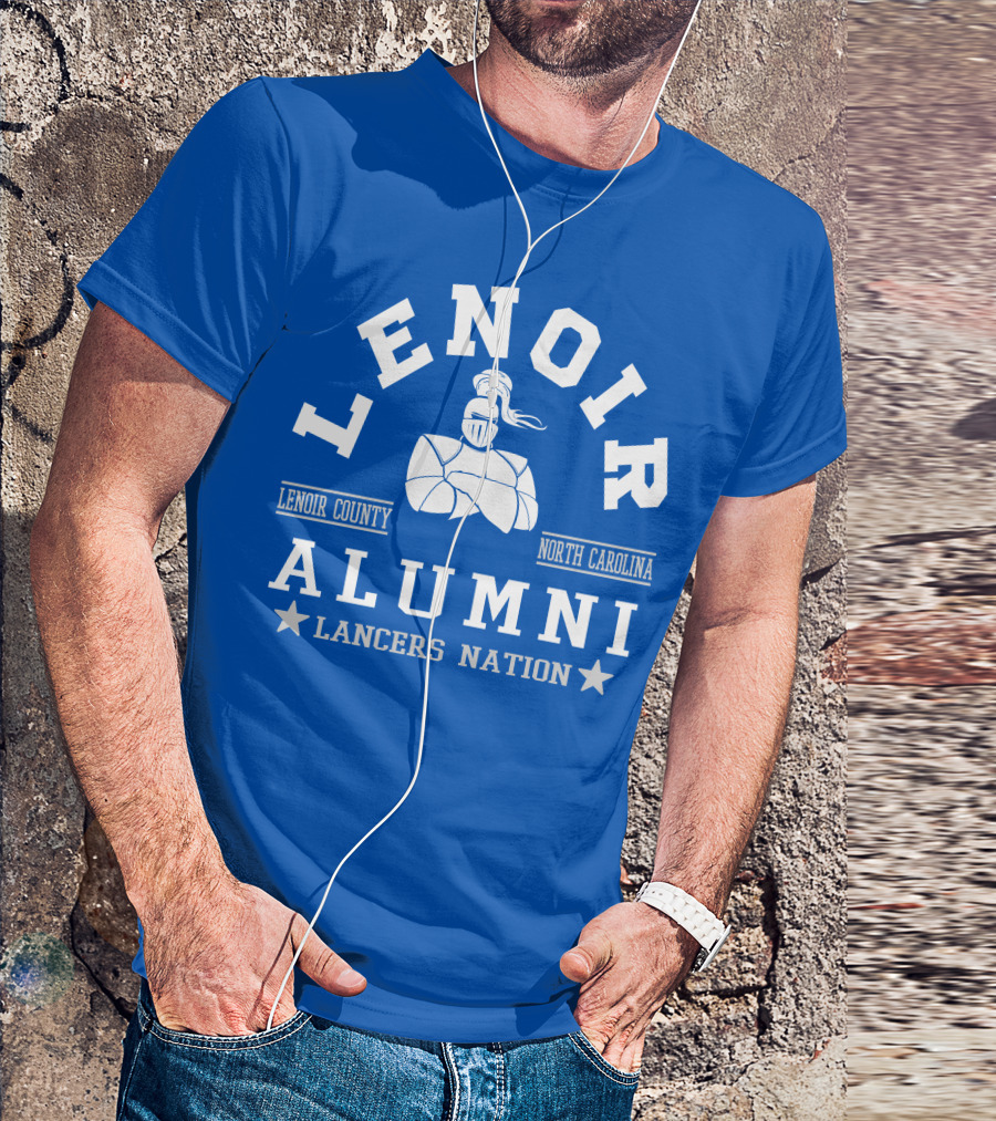 Lenoir County North Carolina Alumni Lancers Nation T-Shirt