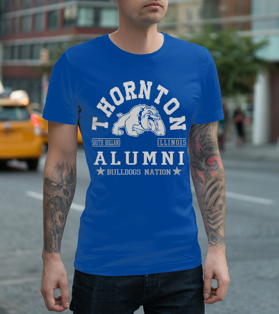 Thornton Alumni Bulldogs Nation South Holland Illinois T-Shirt