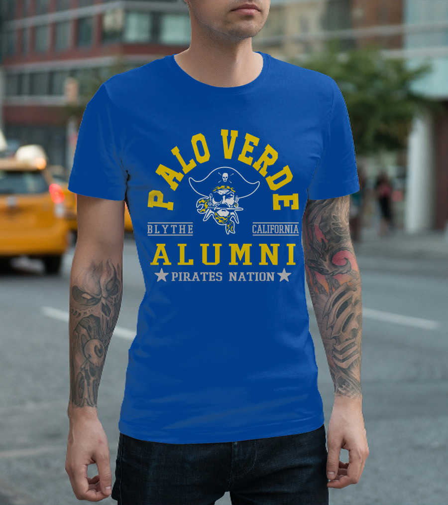 Palo Verde Alumni Pirates Nation Blythe California T-Shirt