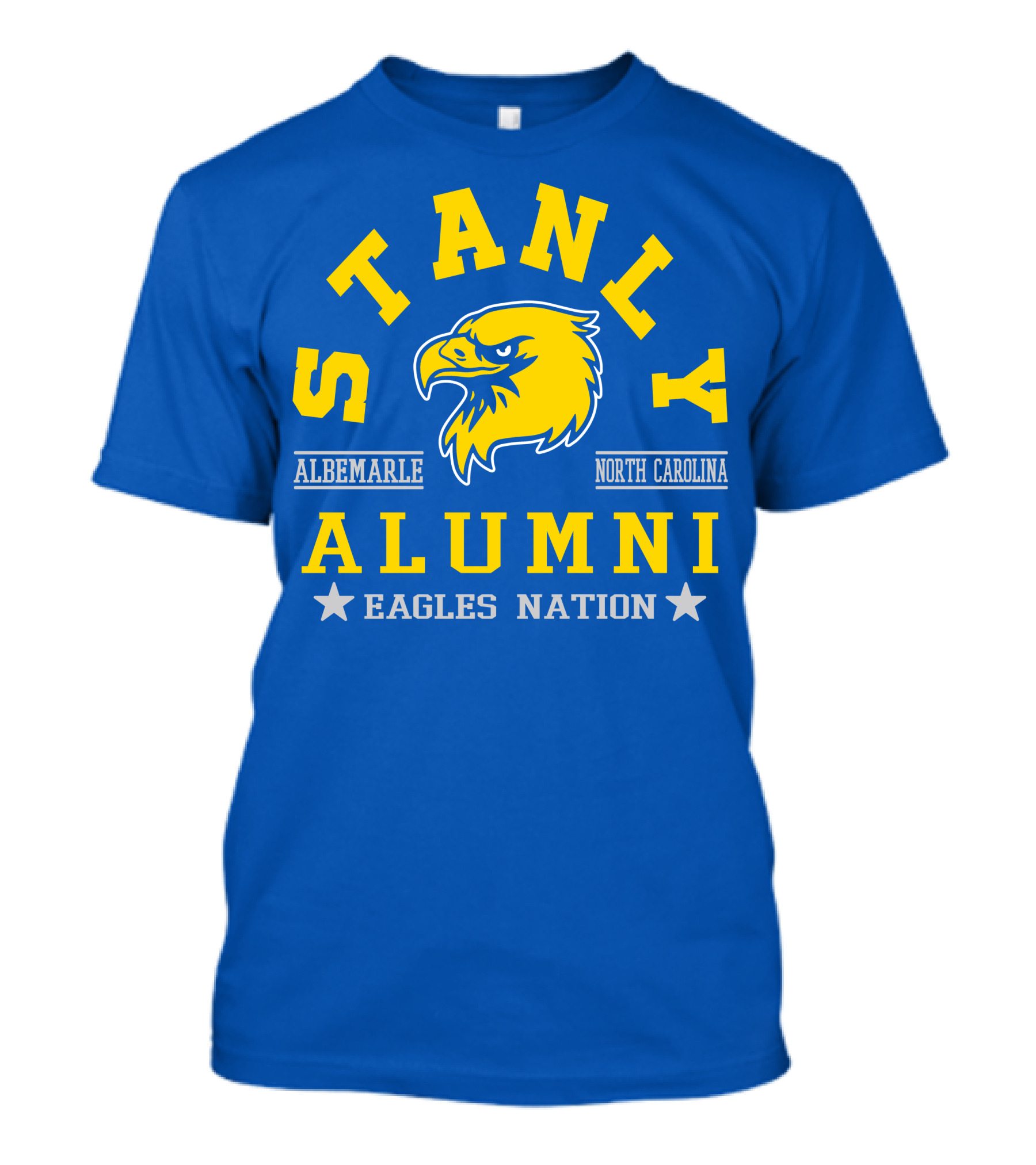 Stanly Alumni Albemarle North Carolina Eagles Nation T-Shirt
